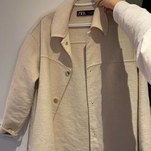 Zara beige jacket!